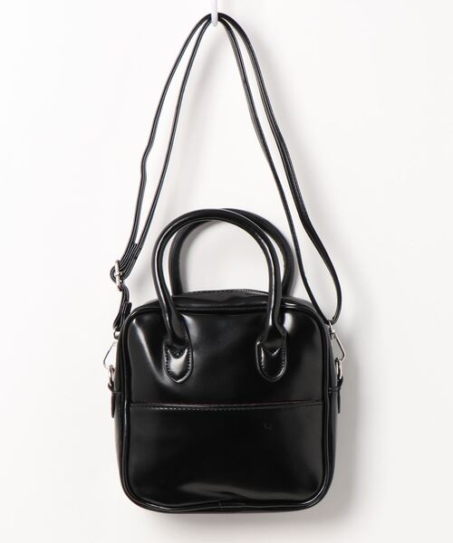 apres jour mignon（アプレジュールミニョン）の「【apresjour mignon×ARIAZ】スクエアバッグ（ハンドバッグ・レディース・ブラック/グリーン/ブラック系その他/アイボリー・ONESIZE）」の14枚目の写真