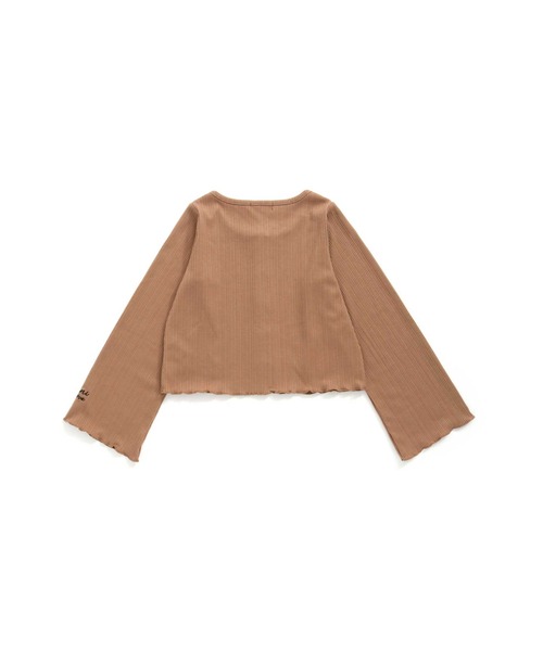 JENNI love（ジェニィラブ）の「接触冷感ランダムピッチテレコカーデ（カーディガン/ボレロ・キッズ・ブラック/ブラウン・130cm/140cm/150cm/160cm）」の12枚目の写真