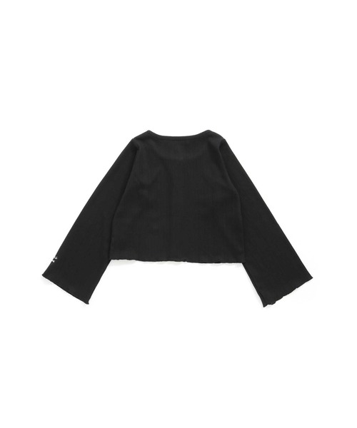 JENNI love（ジェニィラブ）の「接触冷感ランダムピッチテレコカーデ（カーディガン/ボレロ・キッズ・ブラック/ブラウン・130cm/140cm/150cm/160cm）」の10枚目の写真