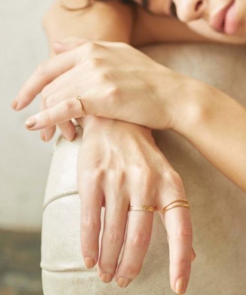 Jolie Toujours(ジョリトゥジュール)の「〈K18GP〉13号アンティークリング(リング・レディース・ゴールド・FREE)」の2枚目の写真