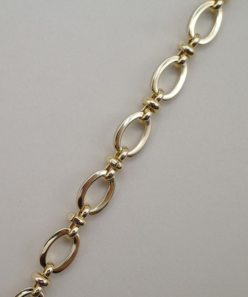 SIGNAL（シグナル）の「【SIGNAL/シグナル】Oval Chain Bracelet / オーバルチェーンブレスレット（ブレスレット・レディース・ゴールド/シルバー・FREE）」の3枚目の写真