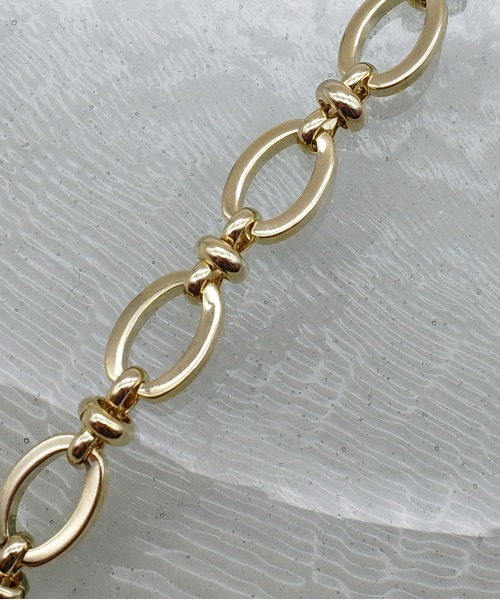SIGNAL（シグナル）の「【SIGNAL/シグナル】Oval Chain Bracelet / オーバルチェーンブレスレット（ブレスレット・レディース・ゴールド/シルバー・FREE）」の4枚目の写真
