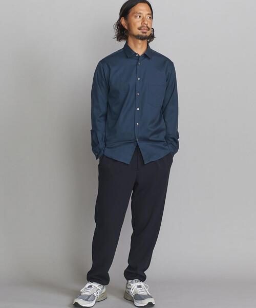 BEAUTY&YOUTH UNITED ARROWS（ビューティーアンドユースユナイテッドアローズ）の「BY クリアオックスフォード レギュラー スリム（シャツ/ブラウス・メンズ・ホワイト/ブラック/ナチュラル/ロイヤルブルー・S/M/L/XL/XS）」の10枚目の写真