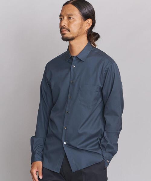 BEAUTY&YOUTH UNITED ARROWS（ビューティーアンドユースユナイテッドアローズ）の「BY クリアオックスフォード レギュラー スリム（シャツ/ブラウス・メンズ・ホワイト/ブラック/ナチュラル/ロイヤルブルー・S/M/L/XL/XS）」の11枚目の写真