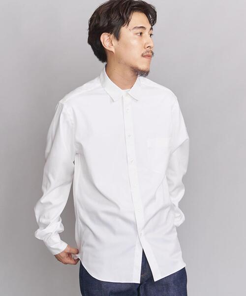 BEAUTY&YOUTH UNITED ARROWS（ビューティーアンドユースユナイテッドアローズ）の「BY クリアオックスフォード レギュラー スリム（シャツ/ブラウス・メンズ・ホワイト/ブラック/ナチュラル/ロイヤルブルー・S/M/L/XL/XS）」の13枚目の写真