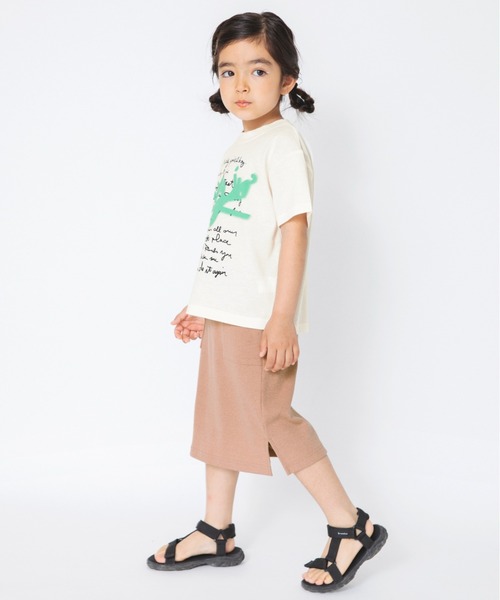 RADCHAP(ラッドチャップ)の「【RADCHAPプチプラ】スプレーロゴプリントTシャツ(Tシャツ/カットソー・キッズ・オフホワイト/ブラック・90cm/110cm/140cm/150cm/130cm/100cm/120cm)」の21枚目の写真