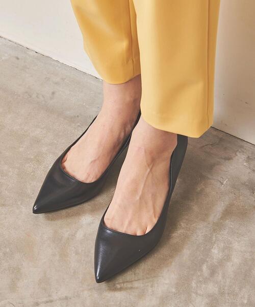 UNITED ARROWS（ユナイテッドアローズ）の「＜UNITED ARROWS＞ポインテッド ソフト パンプス（パンプス・レディース・ブラック/ケリー・38/35/36/37/35h/36h/37h）」の2枚目の写真