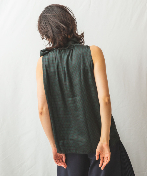 NARACAMICIE（ナラカミーチェ）の「サテン幾何プリントボータイ