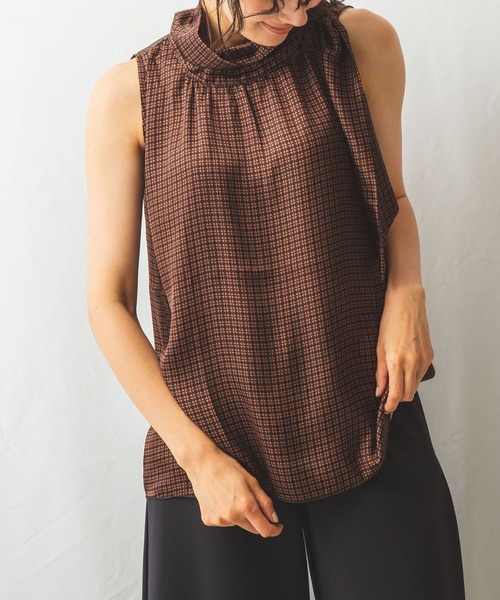 NARACAMICIE（ナラカミーチェ）の「サテン幾何プリントボータイ