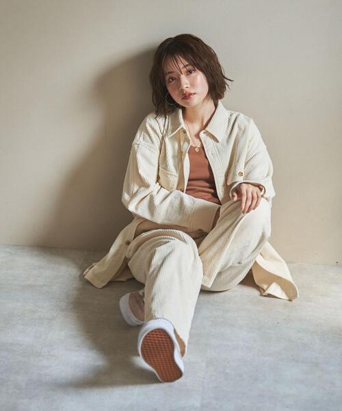 coen（コーエン）の「【WEB限定サイズ(XL)】コーデュロイシェフパンツ#（その他パンツ・レディース・ライトブルー/ブラック/ベージュ/オレンジ/ナチュラル・SMALL/MEDIUM/LARGE/X-LARGE）」の12枚目の写真