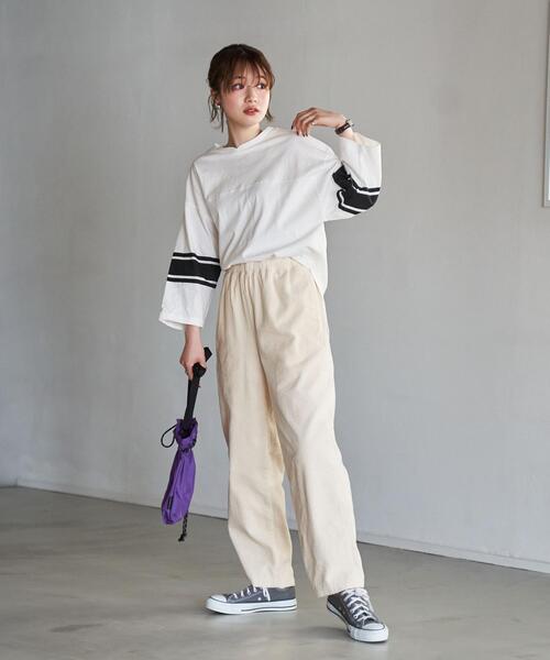 coen（コーエン）の「【WEB限定サイズ(XL)】コーデュロイシェフパンツ#（その他パンツ・レディース・ライトブルー/ブラック/ベージュ/オレンジ/ナチュラル・SMALL/MEDIUM/LARGE/X-LARGE）」の20枚目の写真