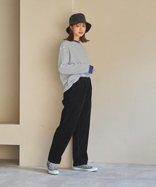 coen（コーエン）の「【WEB限定サイズ(XL)】コーデュロイシェフパンツ#（その他パンツ・レディース・ライトブルー/ブラック/ベージュ/オレンジ/ナチュラル・SMALL/MEDIUM/LARGE/X-LARGE）」の21枚目の写真