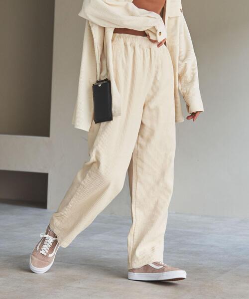coen（コーエン）の「【WEB限定サイズ(XL)】コーデュロイシェフパンツ#（その他パンツ・レディース・ライトブルー/ブラック/ベージュ/オレンジ/ナチュラル・SMALL/MEDIUM/LARGE/X-LARGE）」の8枚目の写真