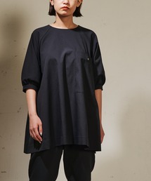 ear PAPILLONNER | 【SUM1 STYLE（スミ スタイル）】ポケットボタンAライントップス(Tシャツ/カットソー)