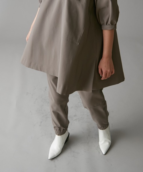 ear PAPILLONNER（イアパピヨネ）の「【SUM1 STYLE（スミ スタイル）】ポケットボタンAライントップス（Tシャツ/カットソー・レディース・グレー/ブラック・FREE）」の8枚目の写真