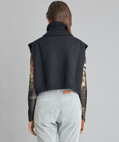 JANE SMITH / JOHN SMITH（ジェーンスミスジョンスミス）の「【JANE SMITH(ジェーンスミス)】タートルネックショートレングス 21WKN-#819S（ベスト・レディース・ブラック/ピンク・SMALL）」の15枚目の写真