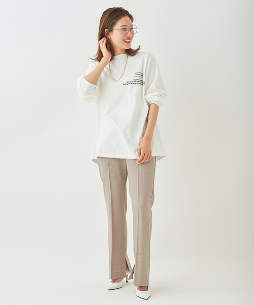 plage（プラージュ）の「【JANE SMITH/ジェーンスミス】 DAVID GONZALES L/SL Tシャツ◆（Tシャツ/カットソー・レディース・ホワイト・FREE）」の17枚目の写真