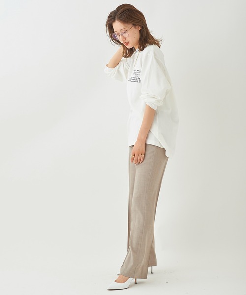 plage（プラージュ）の「【JANE SMITH/ジェーンスミス】 DAVID GONZALES L/SL Tシャツ◆（Tシャツ/カットソー・レディース・ホワイト・FREE）」の6枚目の写真