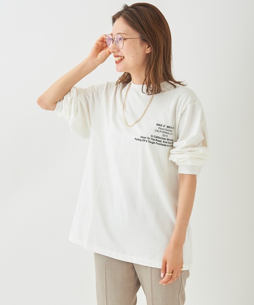 plage（プラージュ）の「【JANE SMITH/ジェーンスミス】 DAVID GONZALES L/SL Tシャツ◆（Tシャツ/カットソー・レディース・ホワイト・FREE）」の11枚目の写真