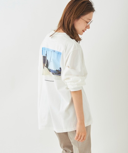 plage（プラージュ）の「【JANE SMITH/ジェーンスミス】 DAVID GONZALES L/SL Tシャツ◆（Tシャツ/カットソー・レディース・ホワイト・FREE）」の4枚目の写真