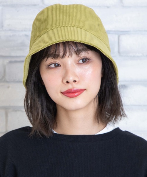 WEGO（ウィゴー）の「WEGO/コーデュロイバケットハット（ハット・レディース・ブラック/オフホワイト/ライム/その他1/その他2・FREE）」の4枚目の写真