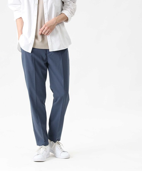 BACK NUMBER（バックナンバー）の「【BACK NUMBER】ＴＲトラウザーイージーパンツ（スラックス・メンズ・ブルー/ベージュ/ブラック/ブラウン/ネイビー×ホワイト/チャコールグレー×ブラック/ライトベージュ/その他1/グリーン/グレー・S/M/L/XL）」の8枚目の写真