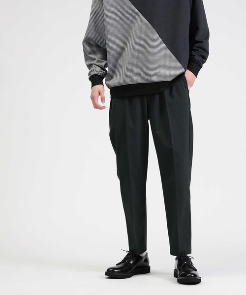 BACK NUMBER（バックナンバー）の「【BACK NUMBER】ＴＲトラウザーイージーパンツ（スラックス・メンズ・ブルー/ベージュ/ブラック/ブラウン/ネイビー×ホワイト/チャコールグレー×ブラック/ライトベージュ/その他1/グリーン/グレー・S/M/L/XL）」の17枚目の写真