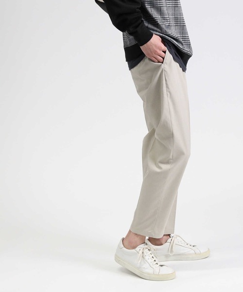 BACK NUMBER（バックナンバー）の「【BACK NUMBER】ＴＲトラウザーイージーパンツ（スラックス・メンズ・ブルー/ベージュ/ブラック/ブラウン/ネイビー×ホワイト/チャコールグレー×ブラック/ライトベージュ/その他1/グリーン/グレー・S/M/L/XL）」の16枚目の写真