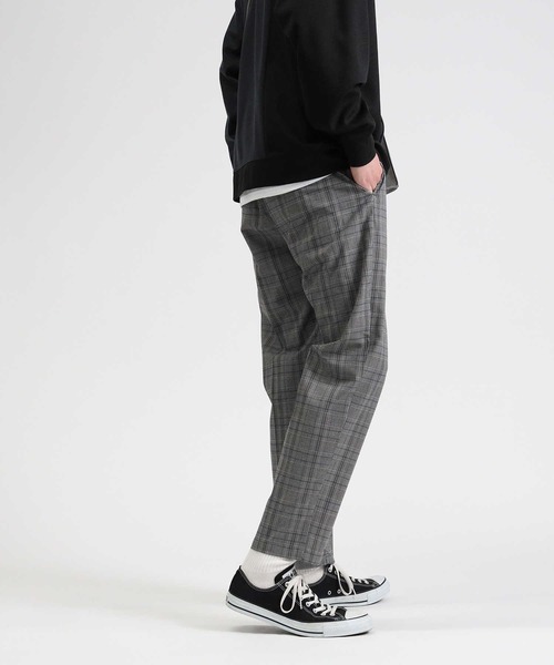 BACK NUMBER（バックナンバー）の「【BACK NUMBER】ＴＲトラウザーイージーパンツ（スラックス・メンズ・ブルー/ベージュ/ブラック/ブラウン/ネイビー×ホワイト/チャコールグレー×ブラック/ライトベージュ/その他1/グリーン/グレー・S/M/L/XL）」の11枚目の写真