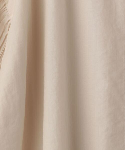 green label relaxing(グリーンレーベルリラクシング)の「プリーツ スリーブ Vネック ブラウス(シャツ/ブラウス・レディース・ブラック/オフホワイト/ライラック・FREE)」の19枚目の写真