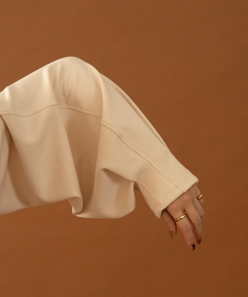 Amiur(エミレ)の「chewy knit tops(ニット/セーター・レディース・ベージュ/ネイビー/レッド/アイボリー・FREE)」の21枚目の写真