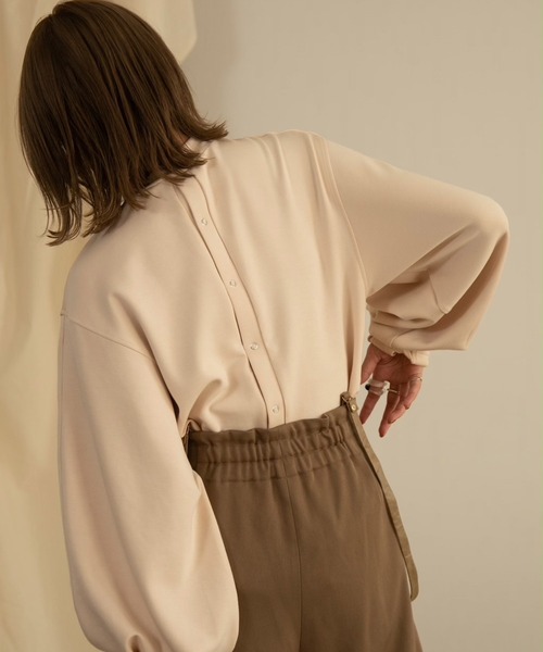 Amiur(エミレ)の「chewy knit tops(ニット/セーター・レディース・ベージュ/ネイビー/レッド/アイボリー・FREE)」の18枚目の写真