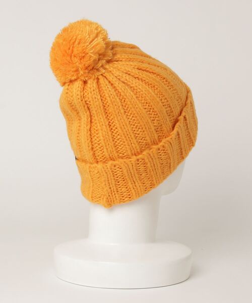 68&brothers(シックスティエイトアンドブラザーズ)の「Cable BonBon Knit Cap(ニットキャップ/ビーニー・メンズ・ベージュ/グレー/オレンジ/グリーン・FREE)」の10枚目の写真
