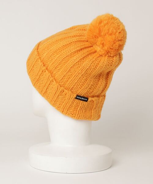 68&brothers(シックスティエイトアンドブラザーズ)の「Cable BonBon Knit Cap(ニットキャップ/ビーニー・メンズ・ベージュ/グレー/オレンジ/グリーン・FREE)」の11枚目の写真