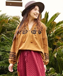 チャイハネ | 【チャイハネ】yul ハンガリー刺繍風トップス(シャツ/ブラウス)