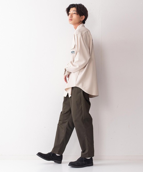 VISION STREET WEAR(ヴィジョンストリートウェア)の「【VISION STREET WEAR/ビジョンストリートウェア】恐竜バック刺繍ルーズワークシャツ(シャツ/ブラウス・メンズ・チャコールグレー/ネイビー/アイボリー・LARGE/X-LARGE/MEDIUM)」の10枚目の写真