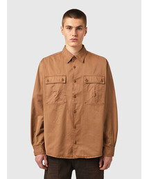 DIESEL | メンズ シャツ  ガーメントダイ 無地(シャツ/ブラウス)