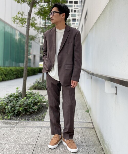 THE SHOP TK （ザ ショップ ティーケー ）の「◆【DELEGANT】YOURS FIT スラックス/3LサイズWEB限定（その他パンツ・メンズ・ダークブラウン系1/チャコールグレー/ネイビー系7/ネイビー・01/03/04/05/02）」の15枚目の写真