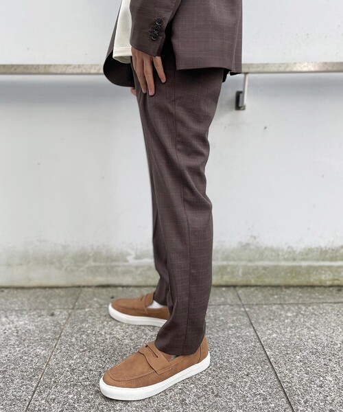 THE SHOP TK （ザ ショップ ティーケー ）の「◆【DELEGANT】YOURS FIT スラックス/3LサイズWEB限定（その他パンツ・メンズ・ダークブラウン系1/チャコールグレー/ネイビー系7/ネイビー・01/03/04/05/02）」の8枚目の写真