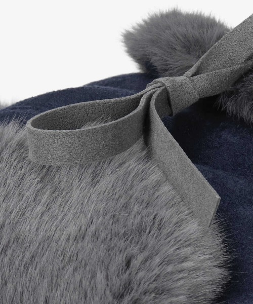 kaorinomori（カオリノモリ）の「カオリノモリ　ポカロパイロット（キャップ・レディース・ホワイト/ネイビー/ベージュ・M/57.5cm）」の10枚目の写真