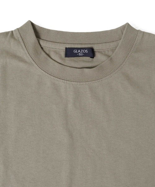 GLAZOS(グラソス)の「天竺・ドルマンスリーブバックプリントBIGロゴ長袖Tシャツ(Tシャツ/カットソー・キッズ・グレー/サックスブルー/ミント・160cm/140cm/150cm/170cm/130cm)」の16枚目の写真