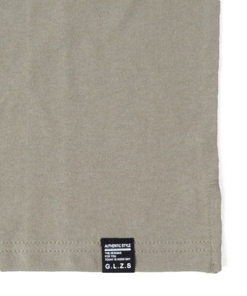 GLAZOS(グラソス)の「天竺・ドルマンスリーブバックプリントBIGロゴ長袖Tシャツ(Tシャツ/カットソー・キッズ・グレー/サックスブルー/ミント・160cm/140cm/150cm/170cm/130cm)」の15枚目の写真