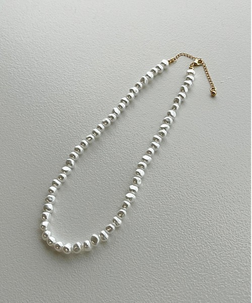 apres jour mignon（アプレジュールミニョン）の「【apresjour mignon×ARIAZ】淡水パール風ネックレス（ネックレス・レディース・シルバー・ONESIZE）」の3枚目の写真