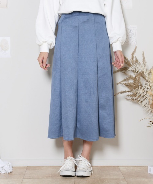 shopnikoniko(ショップニコニコ)の「マシュマロ マーメイドスカート(スカート・レディース・ダークグレー/ブラウン/ブラック/ブルー・フリー)」の6枚目の写真