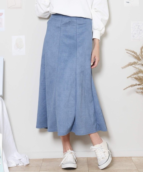 shopnikoniko(ショップニコニコ)の「マシュマロ マーメイドスカート(スカート・レディース・ダークグレー/ブラウン/ブラック/ブルー・フリー)」の14枚目の写真