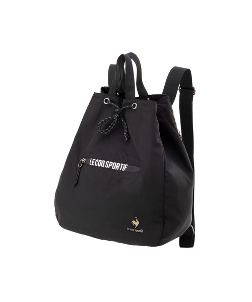 le coq sportif(ルコックスポルティフ)の「スポーツ メンズ レディース ユニセックス リュック 小物 バッグ アクセサリー カジュアル トレーニングウエア スポーツウエア(バックパック/リュック・レディース・ホワイト/ブラック・F)」の12枚目の写真