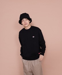 Dickies（ディッキーズ）の「【Dickies / ディッキーズ】 裏毛ミニワッペン　ビッグシルエット　クルートレーナー スウェット（スウェット）」
