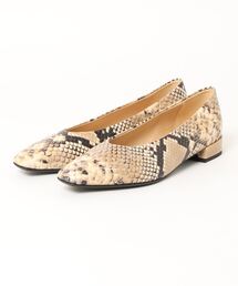 FABIO RUSCONI | FABIO RUSCONI/5917 PITONE SAND A303/一枚革仕立てスリップオン(スリッポン)