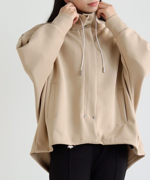 vingtrois（バントロア）の「【vingtrois】ダンボールドルマンスリーブブルゾン（ブルゾン・レディース・カーキ/ベージュ/ブラック・M）」の3枚目の写真