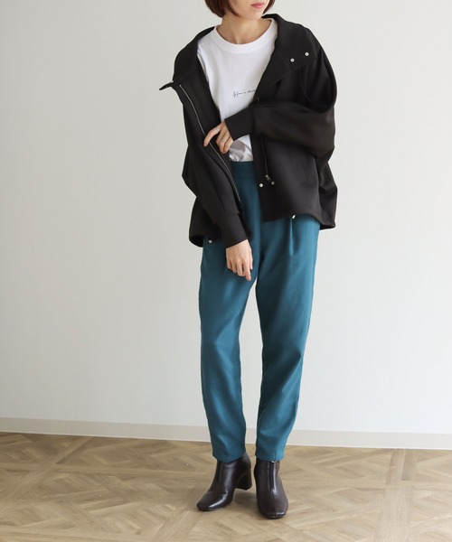 vingtrois（バントロア）の「【vingtrois】ダンボールドルマンスリーブブルゾン（ブルゾン・レディース・カーキ/ベージュ/ブラック・M）」の4枚目の写真